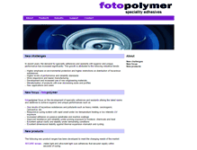 Tablet Screenshot of fotopolymer.com